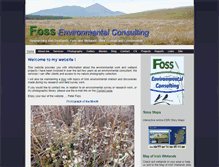 Tablet Screenshot of fossenvironmentalconsulting.com